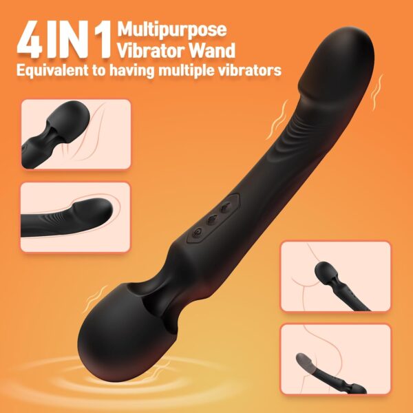 Dildo G Spot Vibrator Wand Womens Sex Toys - Image 2