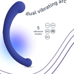 plusOne Dual Vibrating Arc Personal Massager
