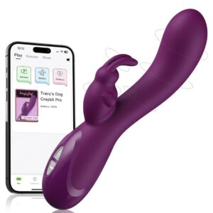 Tracy’s Dog Triple Stimulation Rabbit Vibrator with App Control